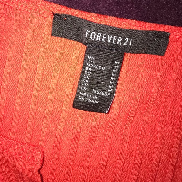 Forever 21 Red Crop Top - Picture 3 of 3